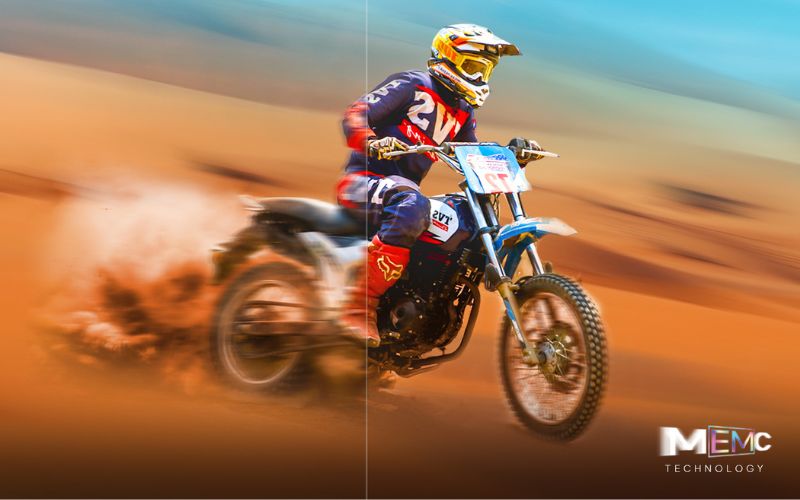 Tivi được ứng dụng công nghệ bù chuyển động MEMC giúp hiệu ứng hiển thị mượt mà