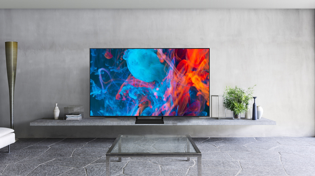 Smart Tivi QLED 4K 65 inch Samsung QA65Q60B - Thiết kế Smart Tivi QLED 4K 65 inch Samsung QA65Q60B - Thiết kế