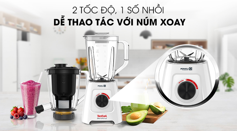 Nút điều khiển - Máy xay sinh tố Tefal BL42Q166