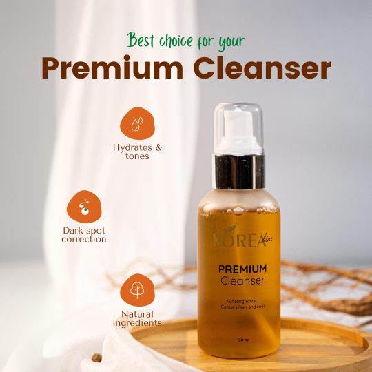 Sữa rửa mặt Korea Line Premium Cleanser