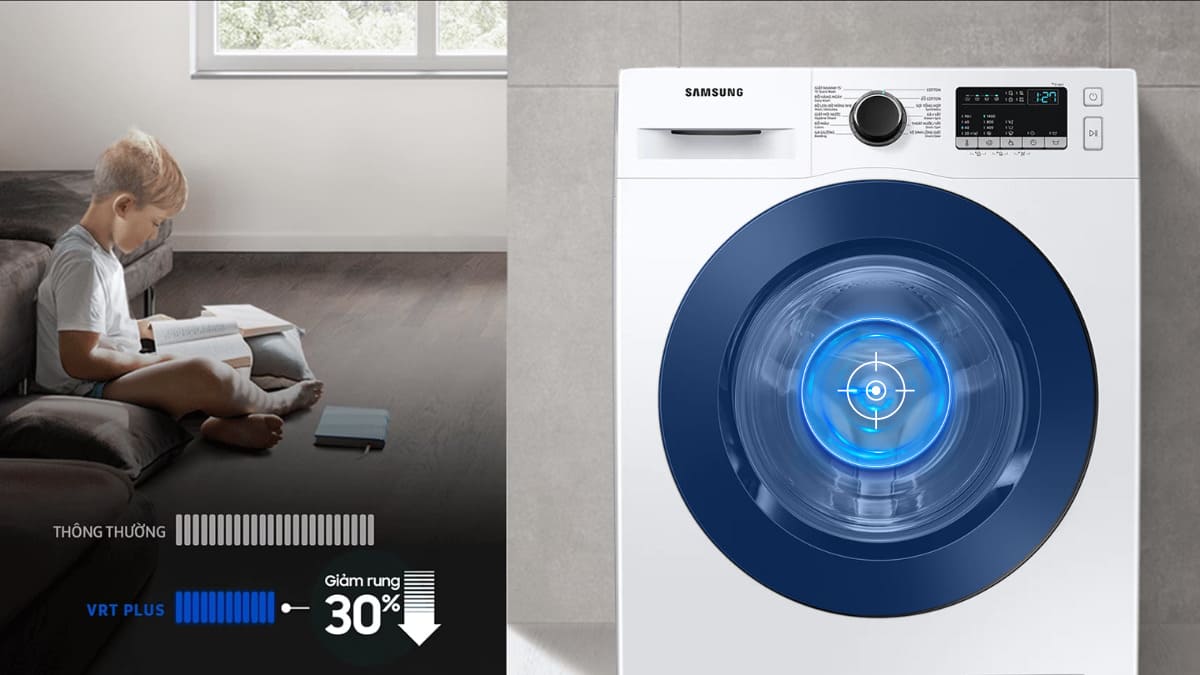 Công nghệ VRT Plus giúp hạn chế tiếng ồn đến mức tối đa