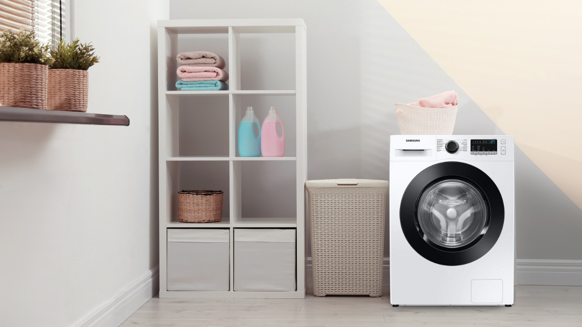 Máy Giặt Samsung Inverter 8.5 Kg WW85T4040CE / SV có vẻ ngoài hiện đại