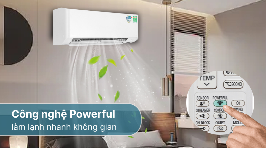 Máy lạnh Daikin Inverter 1 HP FTKY25WMVMV - Công nghệ làm lạnh Máy lạnh Daikin Inverter 1 HP FTKY25WMVMV - Công nghệ làm lạnh
