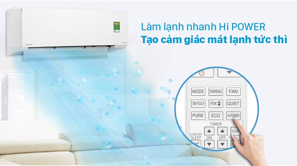 Máy lạnh Toshiba Inverter 1.5 HP RAS-H13E2KCVG-V - Công nghệ làm lạnh Máy lạnh Toshiba Inverter 1.5 HP RAS-H13E2KCVG-V - Công nghệ làm lạnh