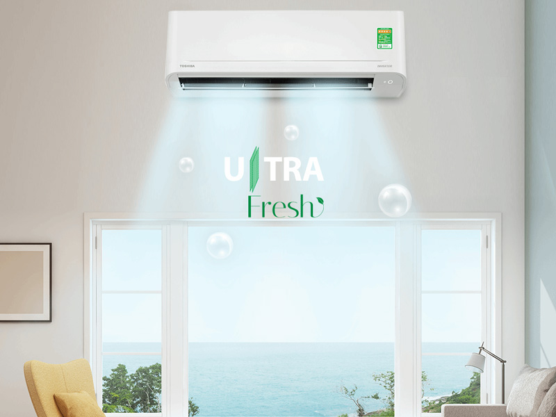 Máy lạnh Toshiba inverter 1.5 HP RAS-H13S4KCV2G-V