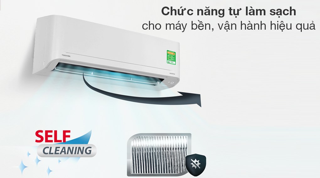 Máy lạnh Toshiba Inverter 2 HP RAS-H18S4KCV2G-V - Tiện ích Máy lạnh Toshiba Inverter 2 HP RAS-H18S4KCV2G-V - Tiện ích