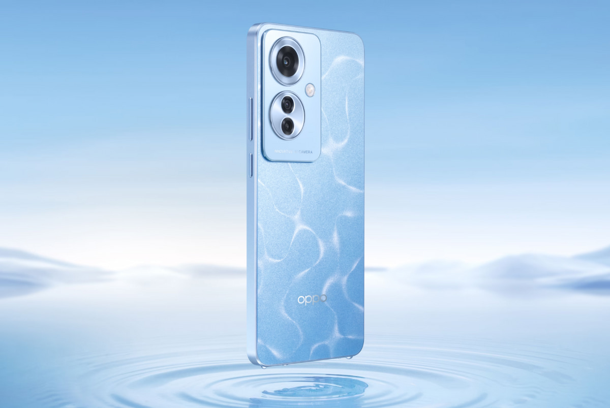 OPPO Reno11 F 5G 8GB 256GB với mặt lưng ấn tượng